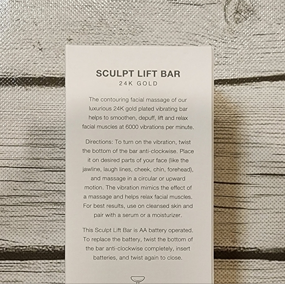 NWT SkinINC Sculpt Lift Bar 24 Karat Gold Lifting Anti-Aging Under Eye Puffiness - Picture 3 of 13